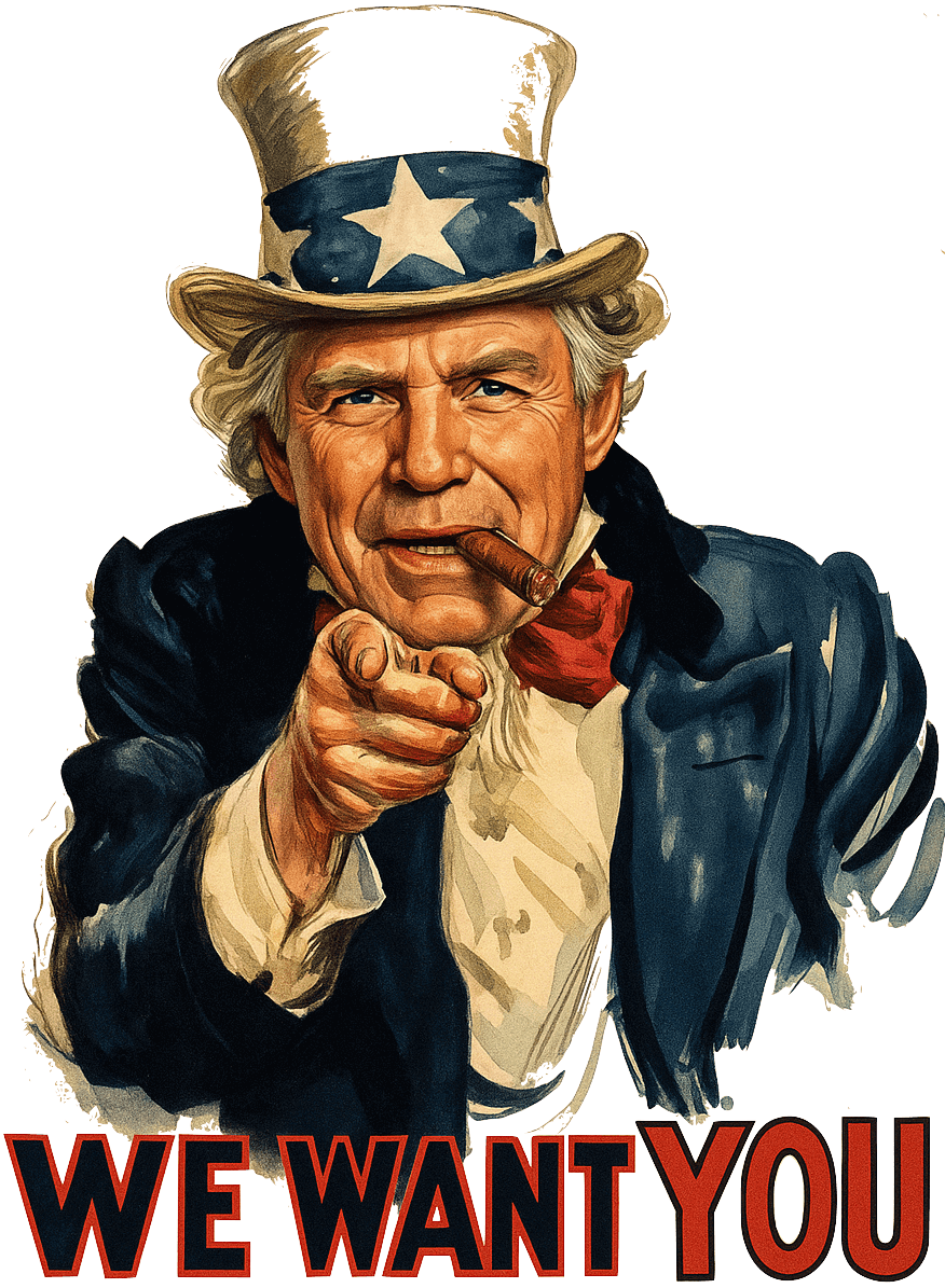 We want you - CTA
