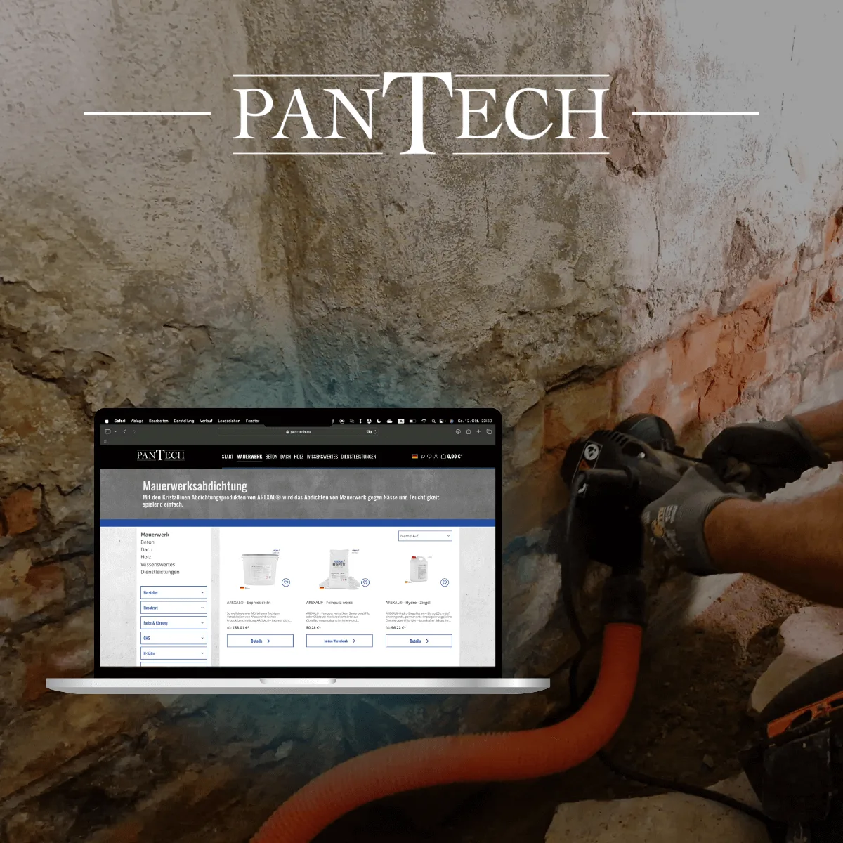 E-Commerce-Lösung für die PAN-TECH Vertriebsgesellschaft